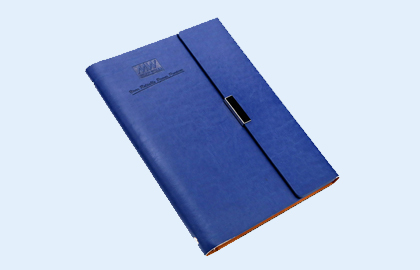 Soft leather notebook