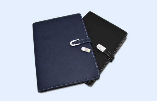 Rechargeable  Leather Notebook