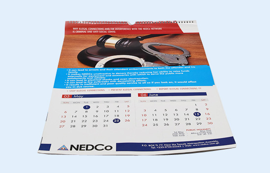 Wall calendar