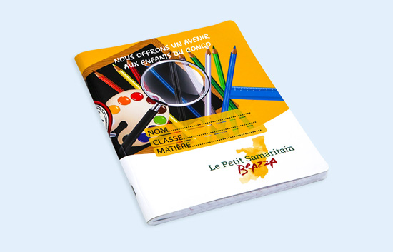 softcover notebook